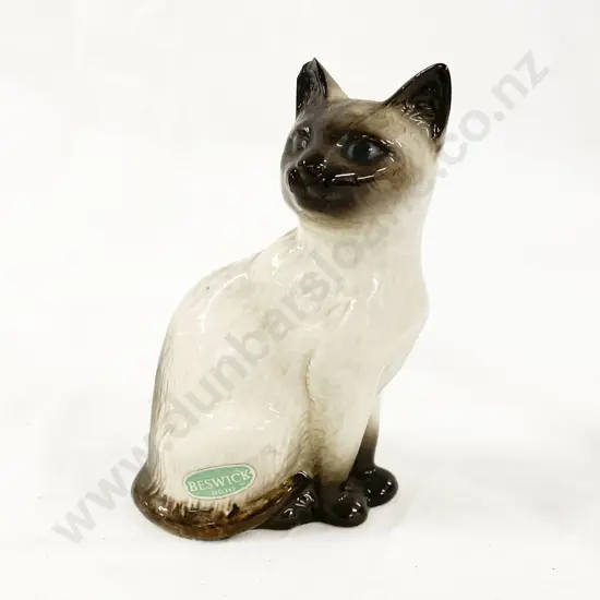 Two Beswick Cat Ornaments