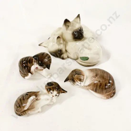 Three RD Cat Ornaments