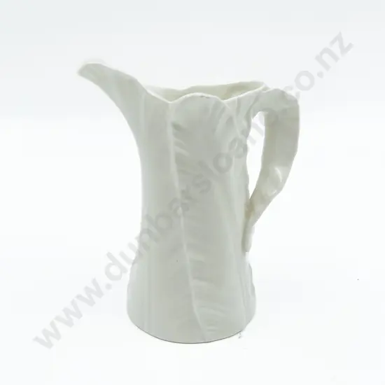 Royal Worcester White Glazed Petal Form Jug