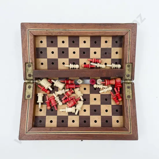 Vintage Travel Chess Set