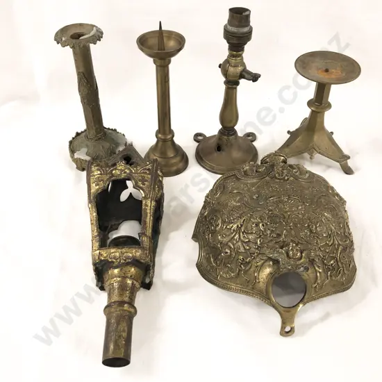 Box of Assorted Vintage Metalware