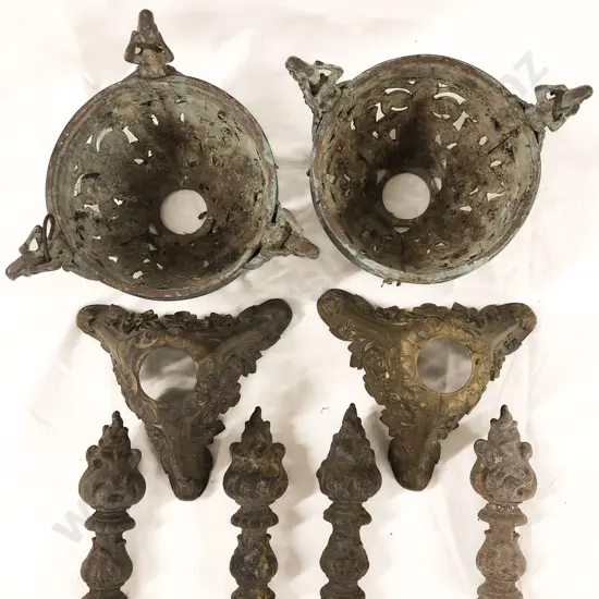 Box of Assorted Vintage Metalware