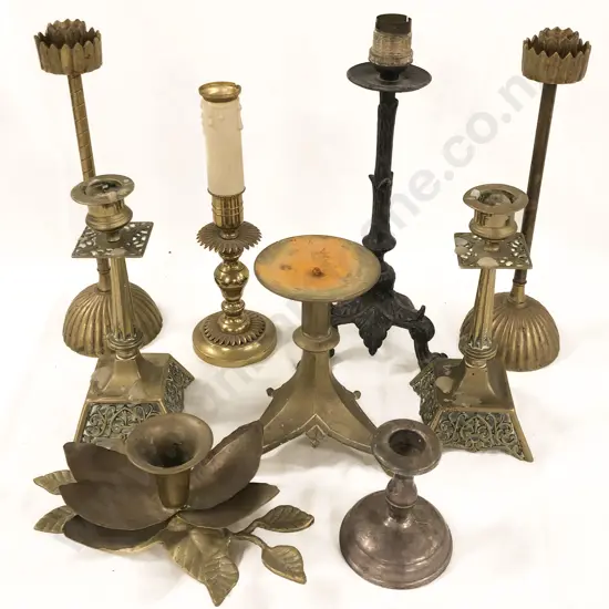 Box of Assorted Candle Holders