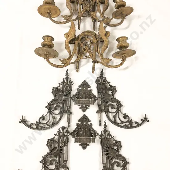 Box of Assorted Religious Metalware