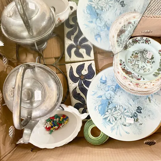 Box of Assorted Incl. China