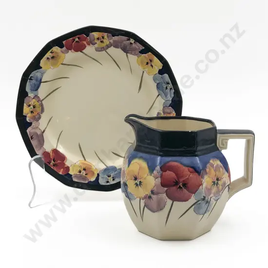 RD Jug and Matching Plate