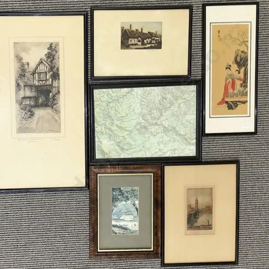 Quantity of Assorted Framed Prints and Originals