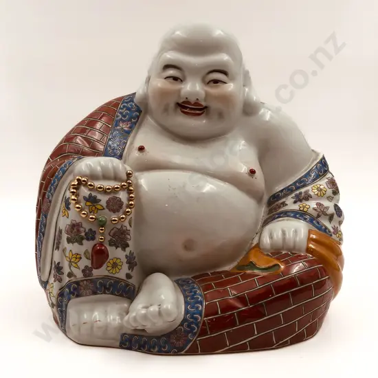 Large Ceramic Buddha Figure