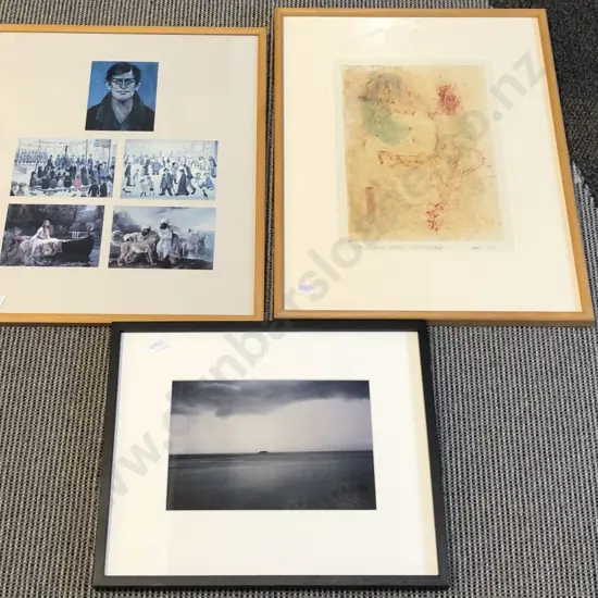 Three Framed Works