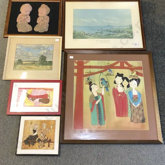 Six Framed Prints and Originals