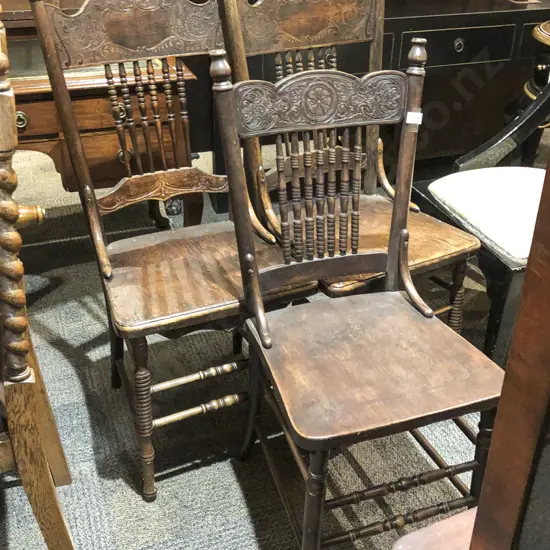 Three American Bentwood Chairs