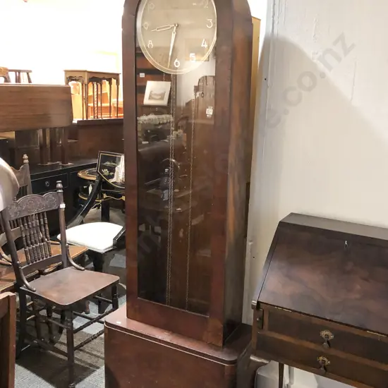 Art Deco Cased Regulator Clock