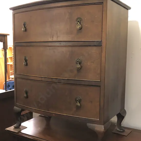 Three Drawer Chest of Drawers (borer)