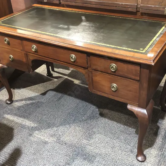 Reproduction Leather Topped Writing Desk
