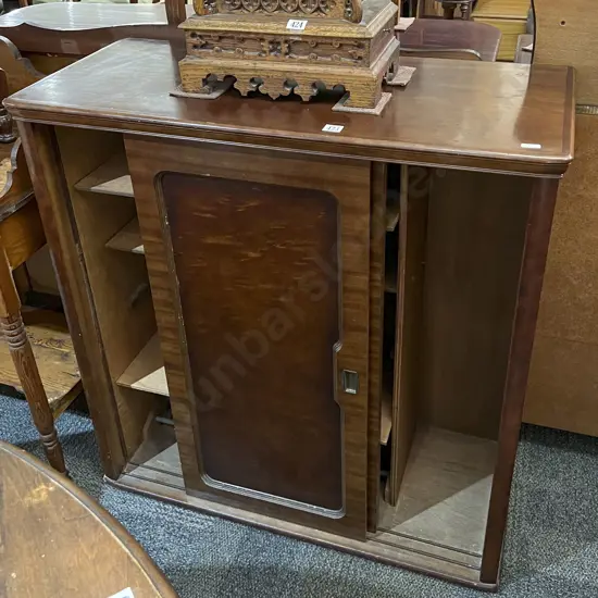 Mahogany Sliding Door Cabinet