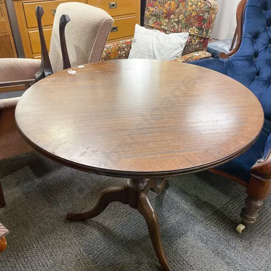 Mahogany Circular Supper Table