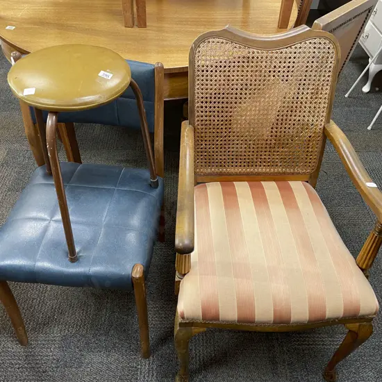 Wycombe Backed Arm Chair Together With Dinning Chair And Stool