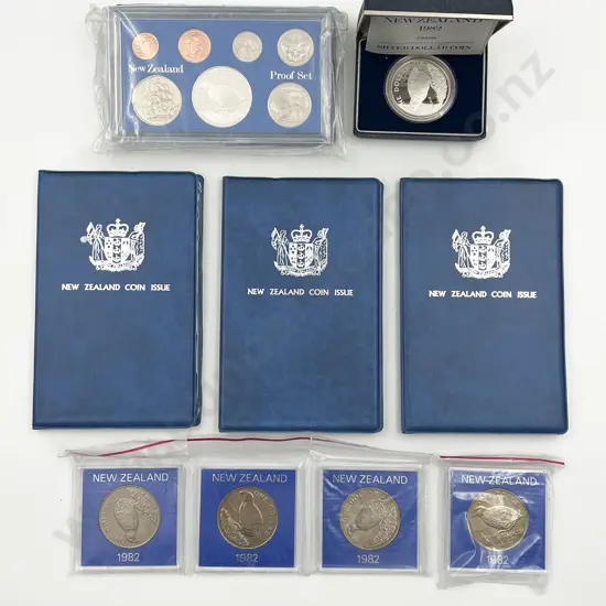 NZ 1982 Takahe Coin Issues