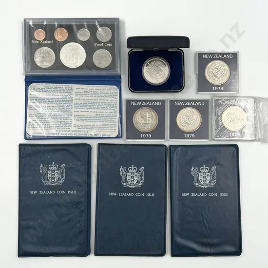 NZ 1979 Coat of Arms Coin Issues