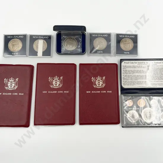 NZ 1975 Coat of Arms Coin Issues