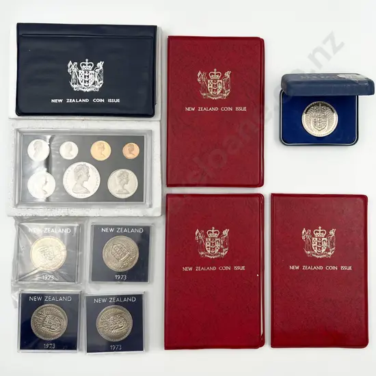 NZ 1973 Coat of Arms Coin Issues