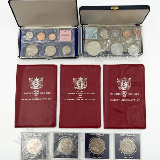NZ 1969 Cook Bi-Centenary Coin Issues