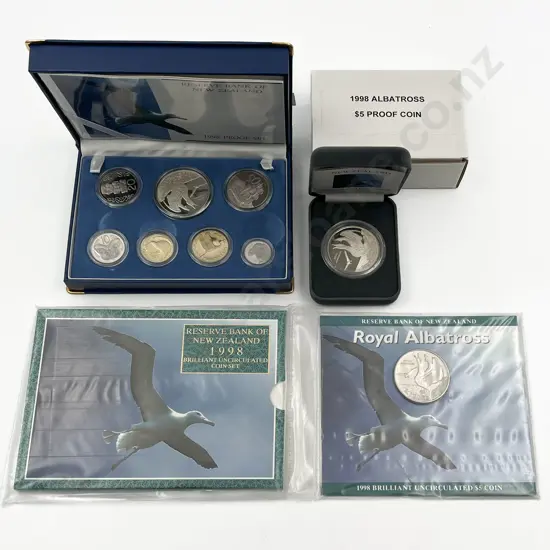 NZ 1998 Albatross Coin Issues