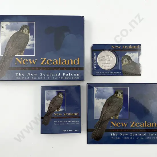 NZ 2006 Falcon Coin Issues