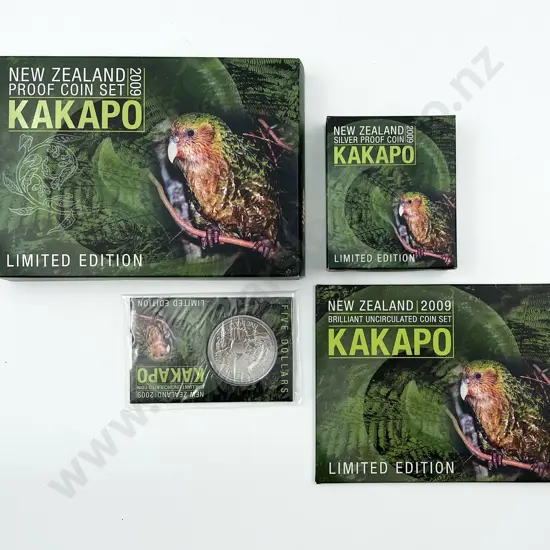 NZ 2009 Kakapo Coin Issues