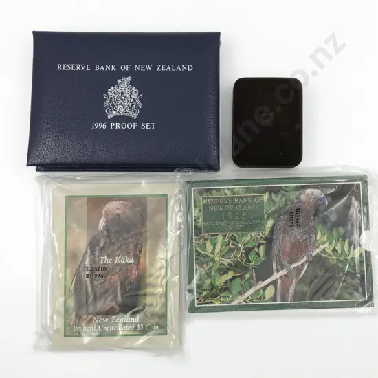 NZ 1996 Kaka Coin Issues