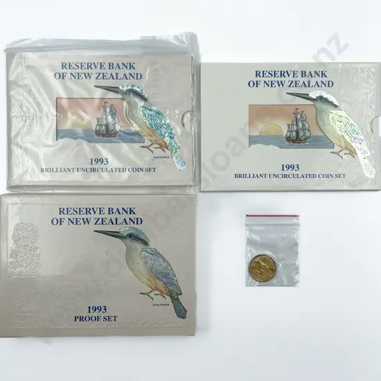 NZ 1993 KingFisher Coin Issues