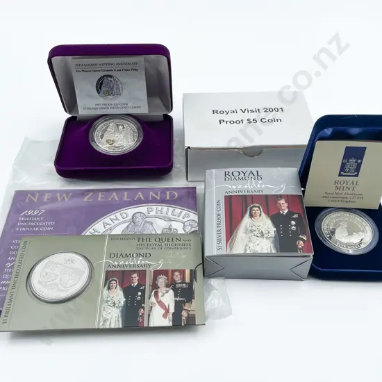 NZ Royal Commemorative Coin Issues