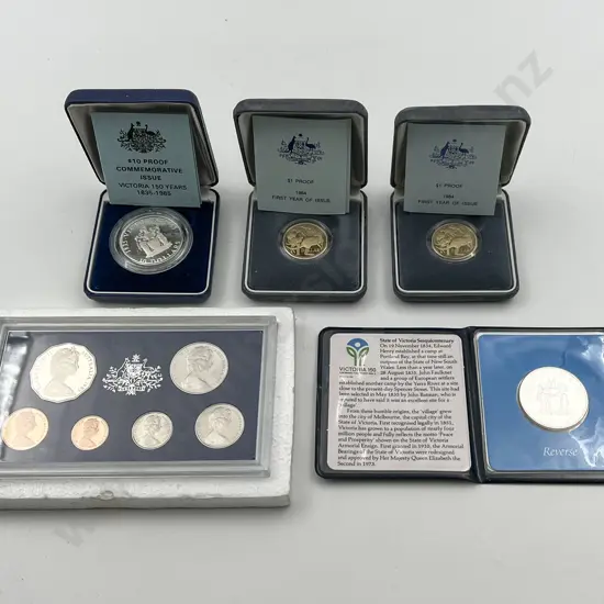 Australia 1984 Proof Dollar x2