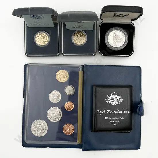 Australia 1984 Proof Dollar x2
