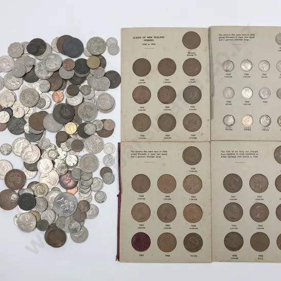 Small Qty Vintage and Modern World Coinage
