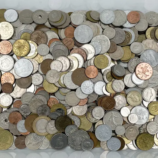 Qty World Vintage Pocket Change Coinage