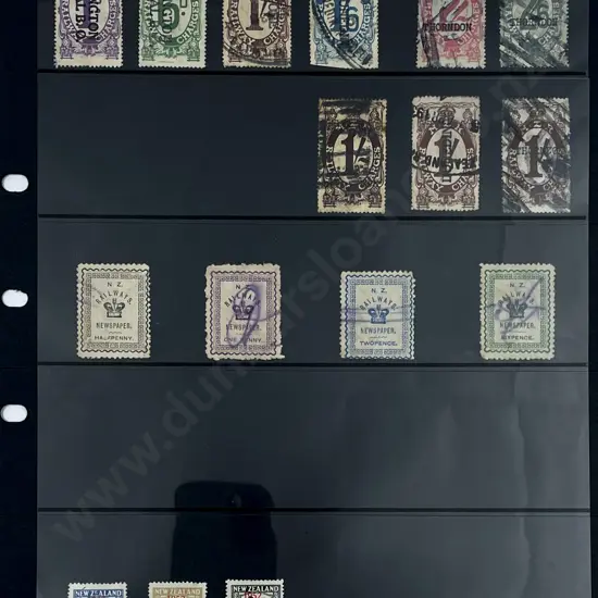 NZ Collection 1925-1959 NZ Railway Charges Stamps