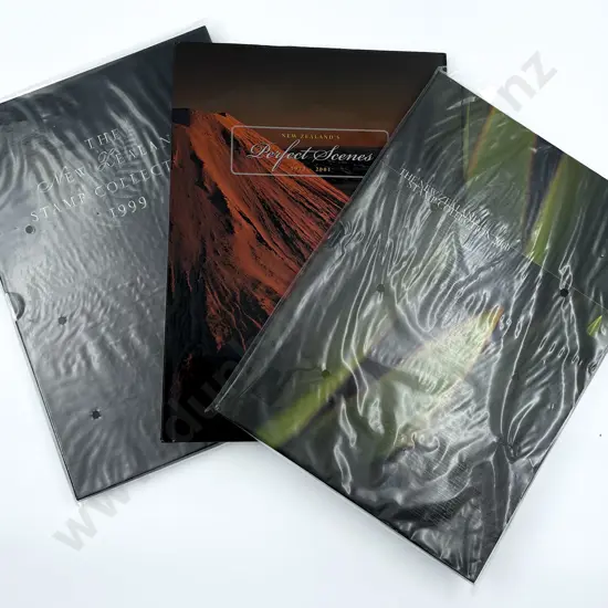 The NZ Stamp Collection 1999 and 2000 with Perfect Scenes 1972 - 2001