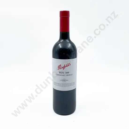 1 bottle Aust 2002 Penfolds Bin 389 Cabernet Shiraz