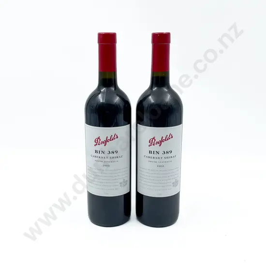 2 bottles Aust 2004 Penfolds Bin 389 Cabernet Shiraz