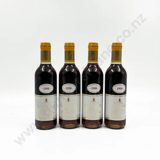 4 bottles Aust 1998 De Bortoli Noble One Botrytis Semillon 375ml