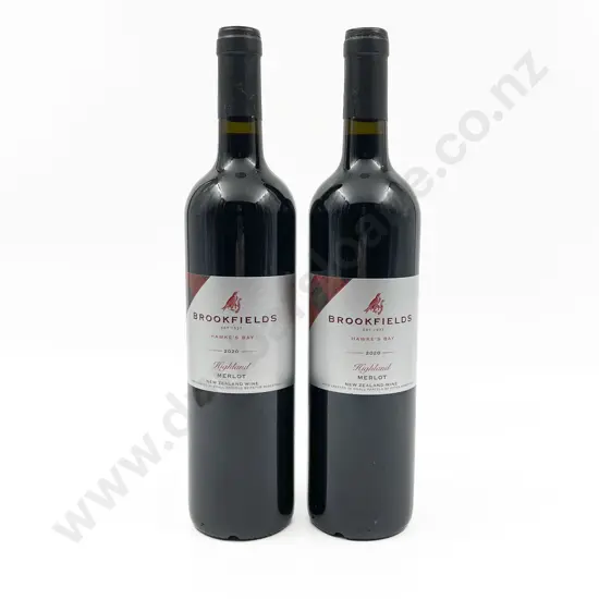 2 bottles NZ 2020 Brookfields Estate