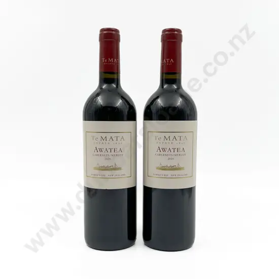 2 bottles NZ 2020 Te Mata Estate