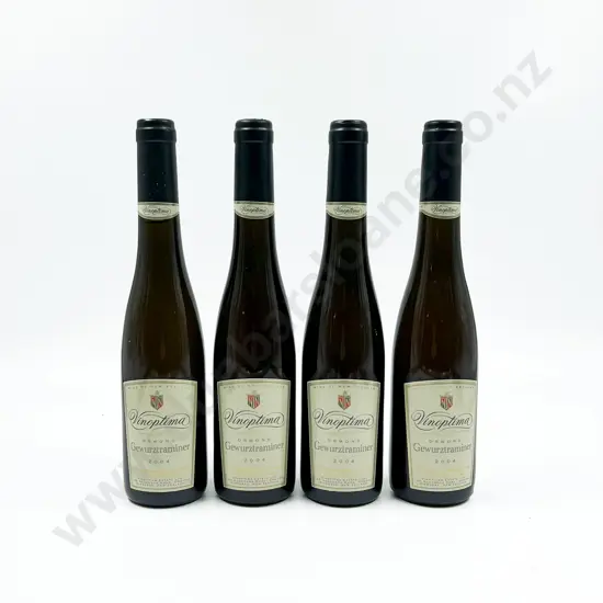 4 bottles NZ 2004 Vinoptima Ormond Grand Reserve Gewurztraminer 375ml