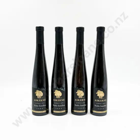 4 bottles NZ 2006 Askerne Noble Semillon 375ml
