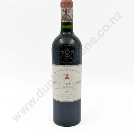 1 bottle Fr 2001 Chateau Pape Clement
