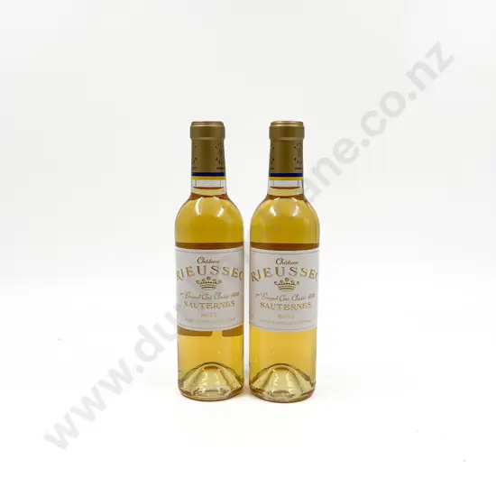 2 bottles Fr 2011 Chateau Rieussec Sauternes 375ml