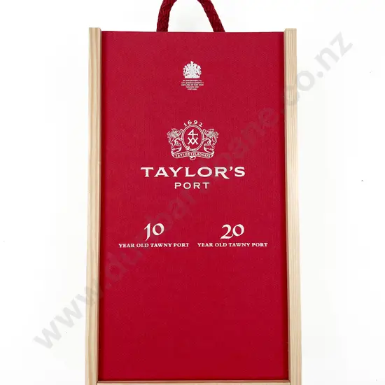 1 bottle each Taylors 10 Year Old & 20 Year Old Tawny Ports