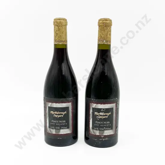 2 bottles 1997 Martinborough Vineyard Reserve Pinot Noir