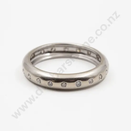 18ct White Gold  20stone Diamond Eternity Band